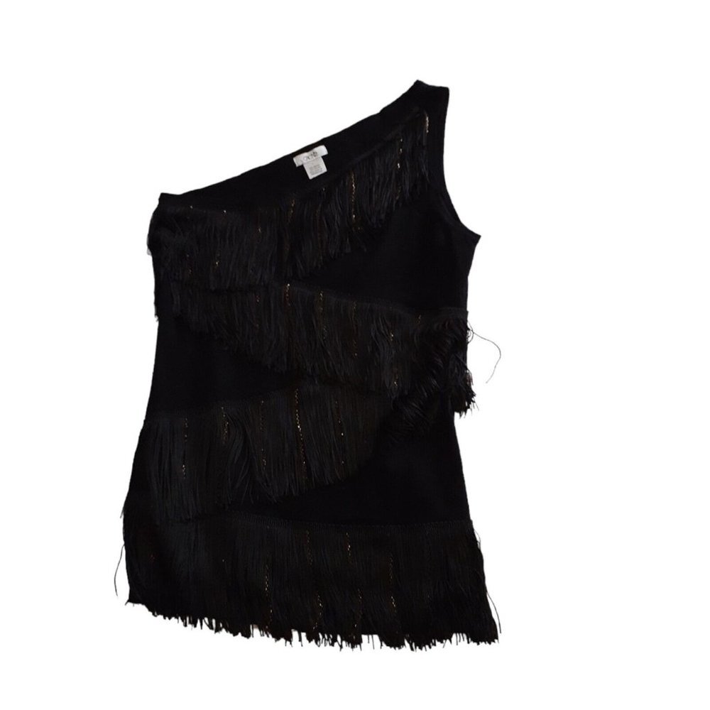 Cache Black One Shoulder Top or Dress